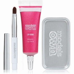 Models Own Lip Gunk Metallic Lip Paint - Shout No.04 Pink Lipgloss Makeup Cosmetic Beauty