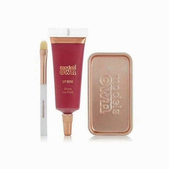 Models Own Lip Gunk Metallic Lip Paint - Sunset No.09 Pink Lipgloss Makeup Cosmetic Beauty