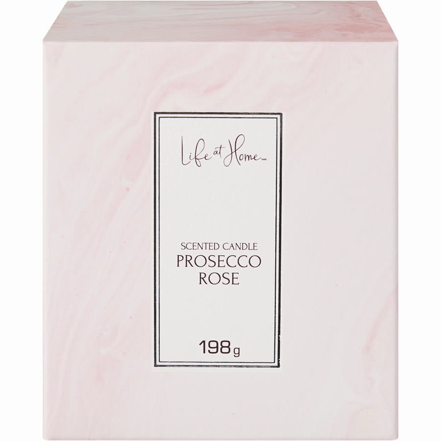 NEW Life at Home Scented Candle Prosecco Rose