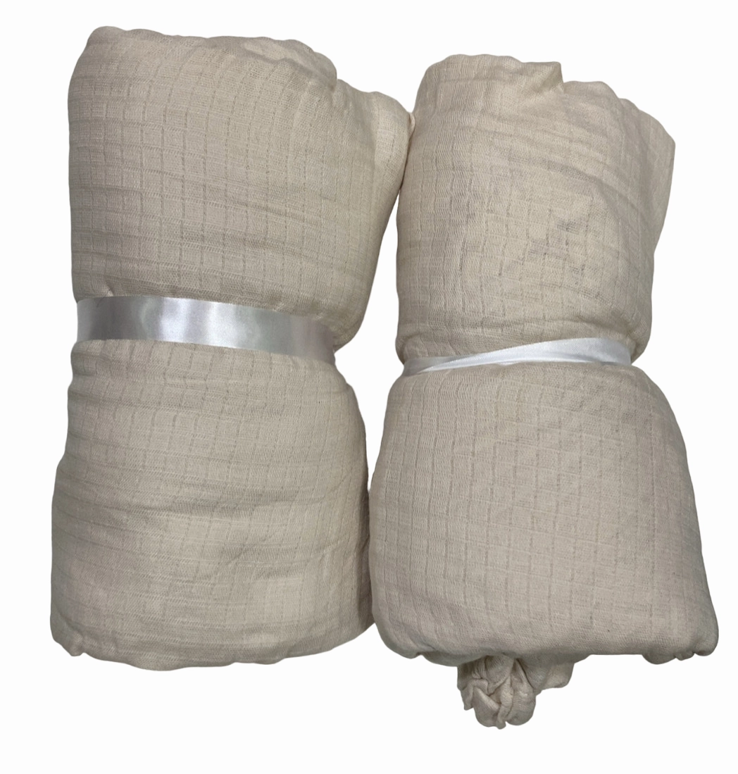 Newton 2 Pack Crib Sheets, Oatmeal