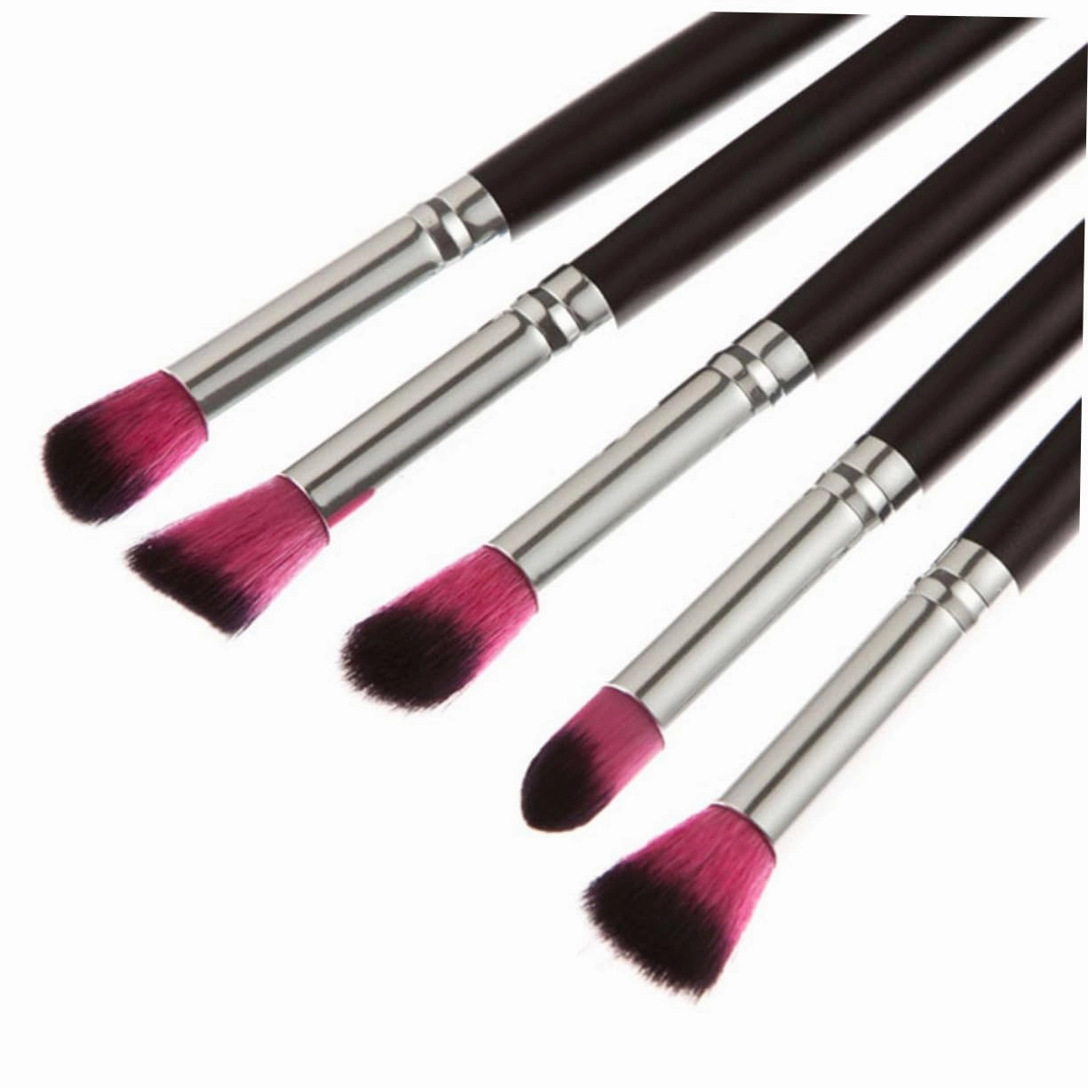 NOLITOY 20pcs Makeup Brush Set Premium Tools for Foundation Blending Blush Eyeliner Soft Bristles Bold Handle Essential Makeup Kit Random Brush Color
