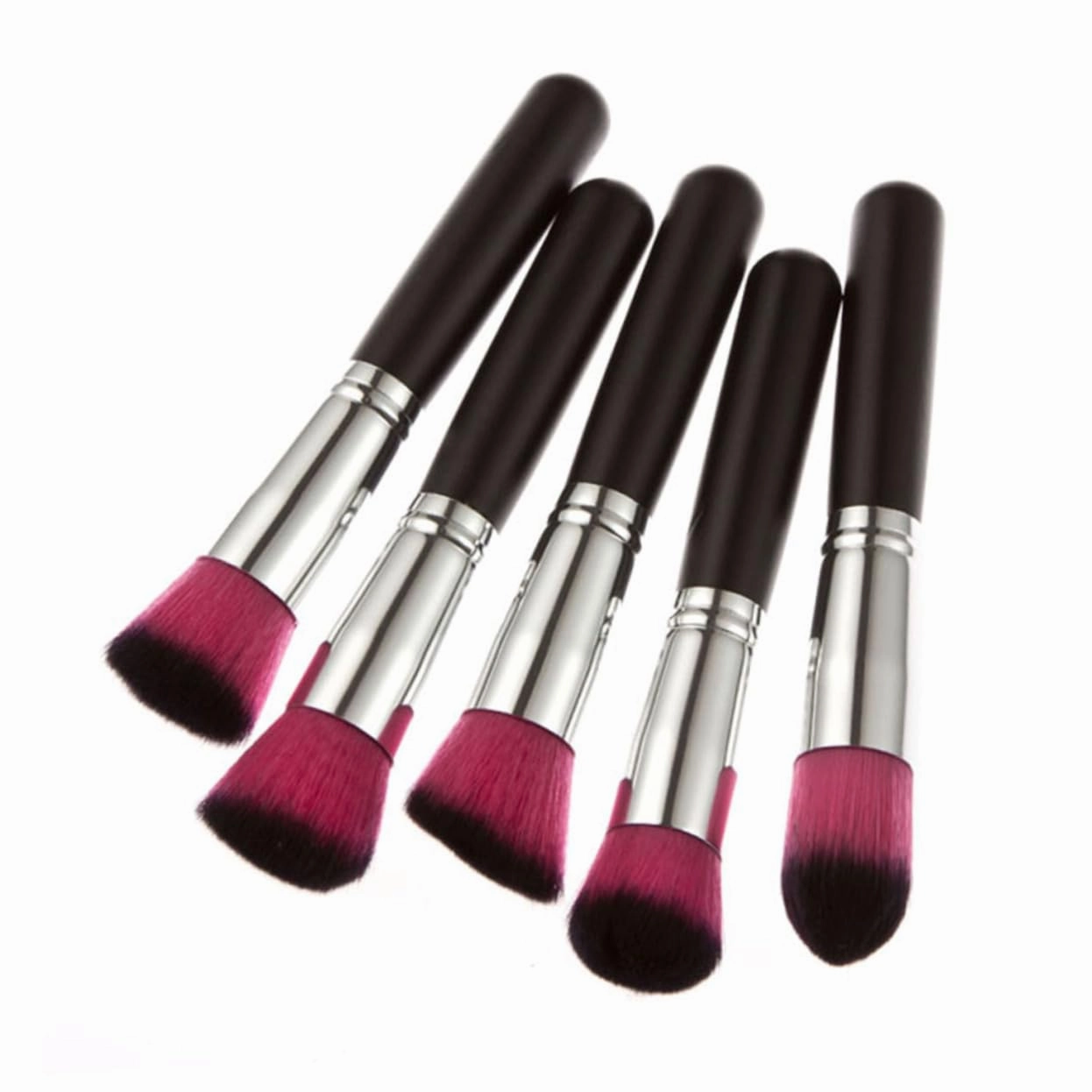 NOLITOY 20pcs Makeup Brush Set Premium Tools for Foundation Blending Blush Eyeliner Soft Bristles Bold Handle Essential Makeup Kit Random Brush Color