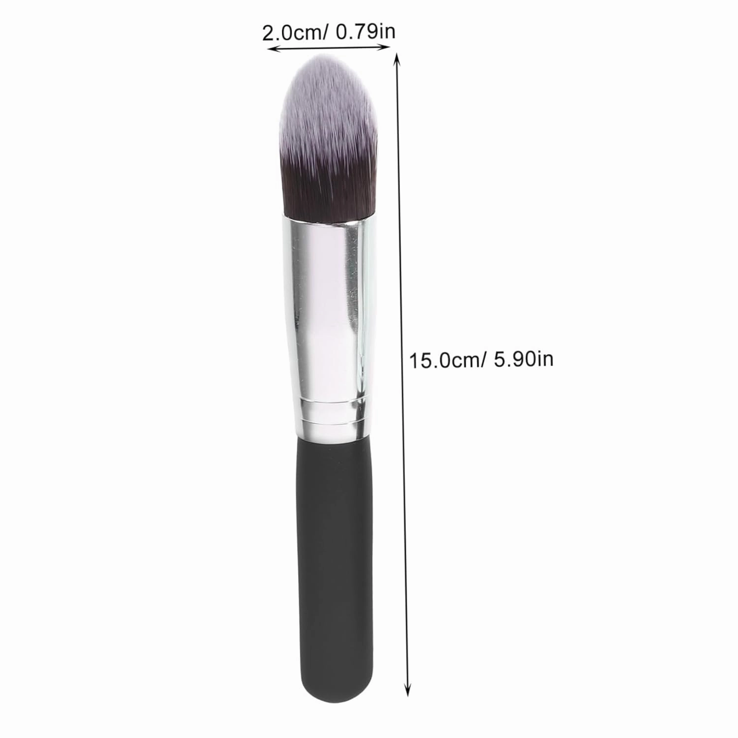 NOLITOY 20pcs Makeup Brush Set Premium Tools for Foundation Blending Blush Eyeliner Soft Bristles Bold Handle Essential Makeup Kit Random Brush Color