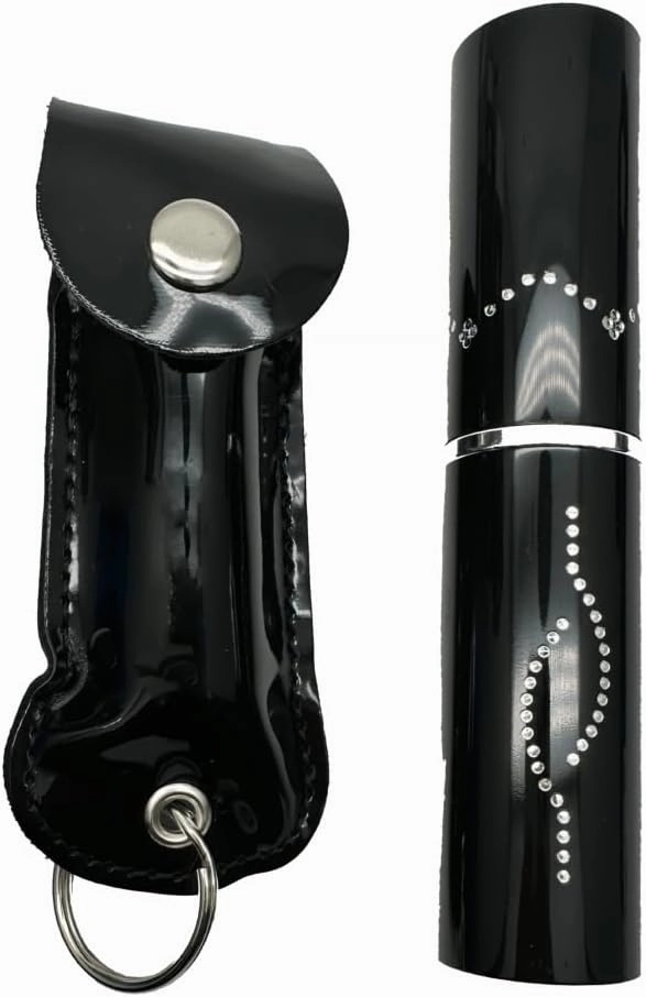 Personal Self Defense Security Lipstick Stun Gun and Pepper Spray Combo
