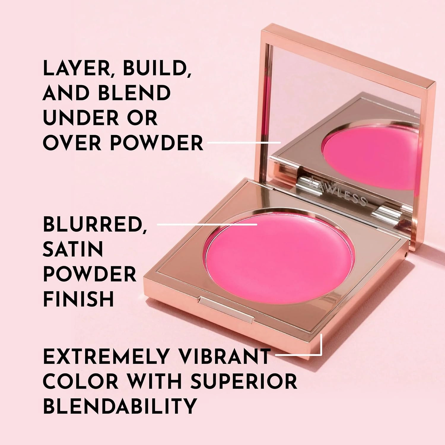 Pinch My Cheeks Soft-Blur Cream Blush - Valentine - Premium Blush with Natural Ingredients to Re-Energize and Protect the Skin While Imparting a Soft, Cloudy Finish - 0.18 oz