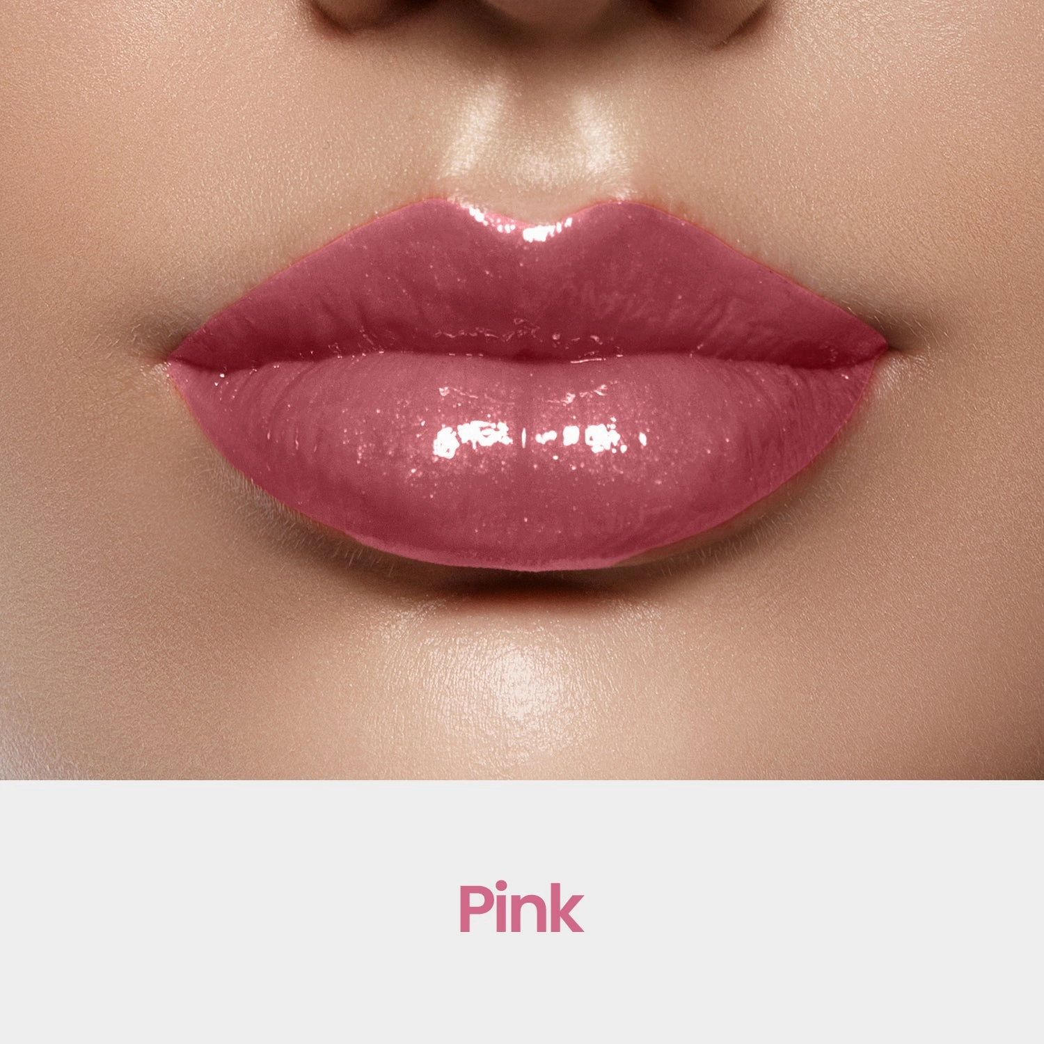 Pink Peony - 3Pcs Lip Kit, Lip Gloss, Lipstick & Lipliner Kit - Pink