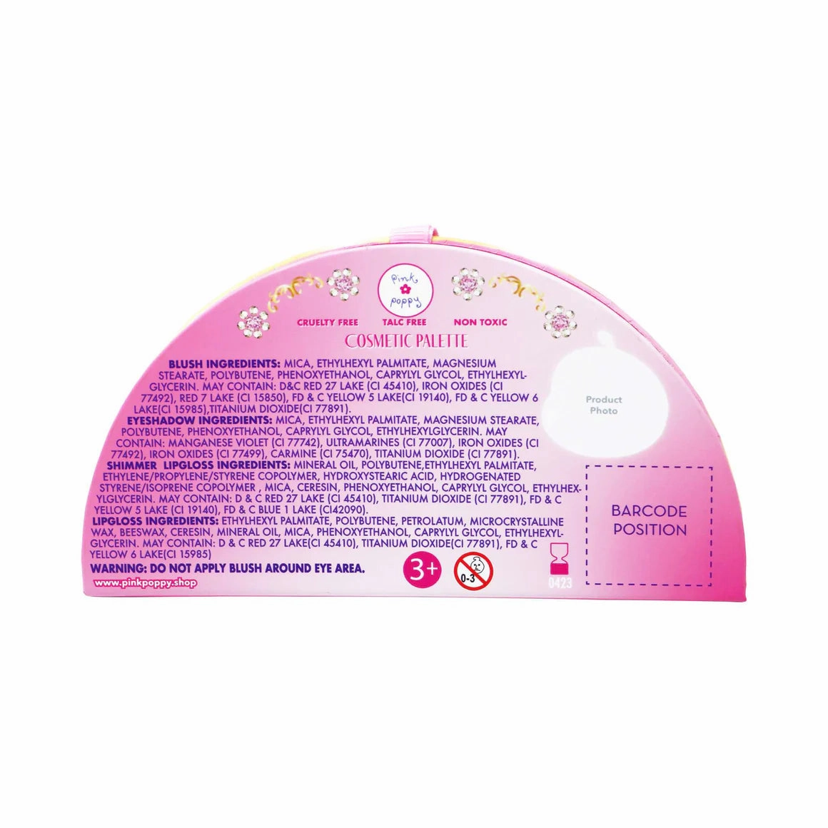 PINK POPPY BALLET COSMETIC PALETTE