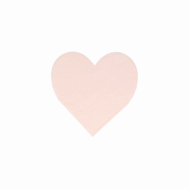 Pink Tone Small Heart Napkins