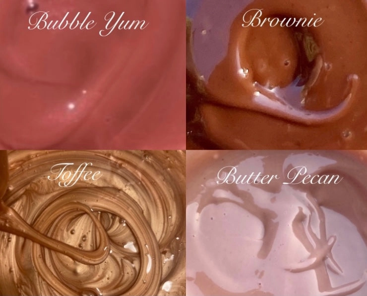 Prefilled Midnight black lipgloss tubes