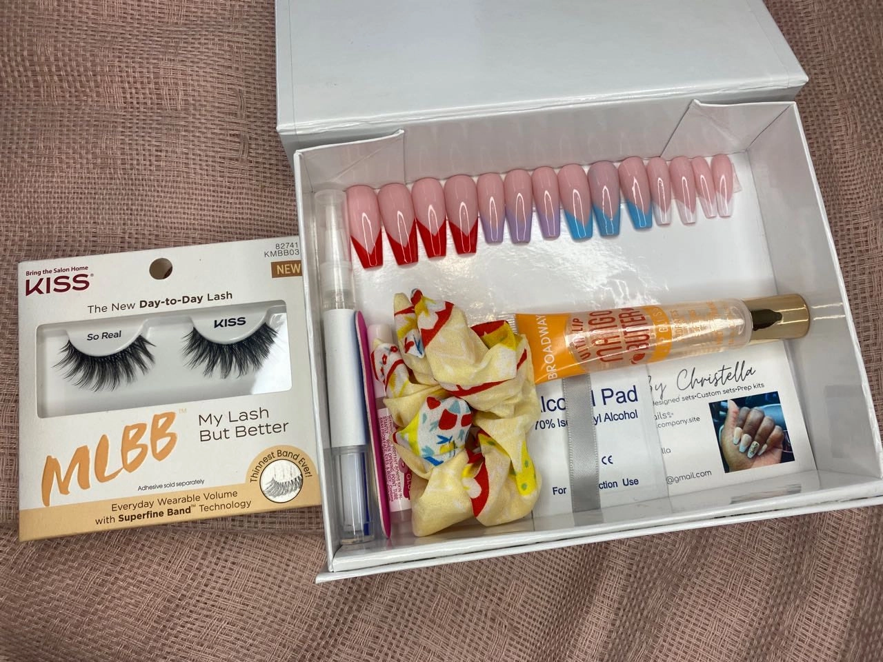 PRESS ON NAIL BOXES