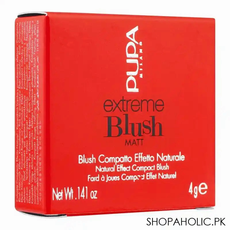 Pupa Milano Extreme Blush Radiant Effect Compact Blush, 030, Coral Passion