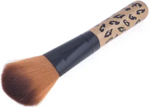 Qtqgoitem Women Black Lip Print Handle Powder Blush Brush Makeup Cosmetic Tool (Model: 795 5ed ad7 99b 511)