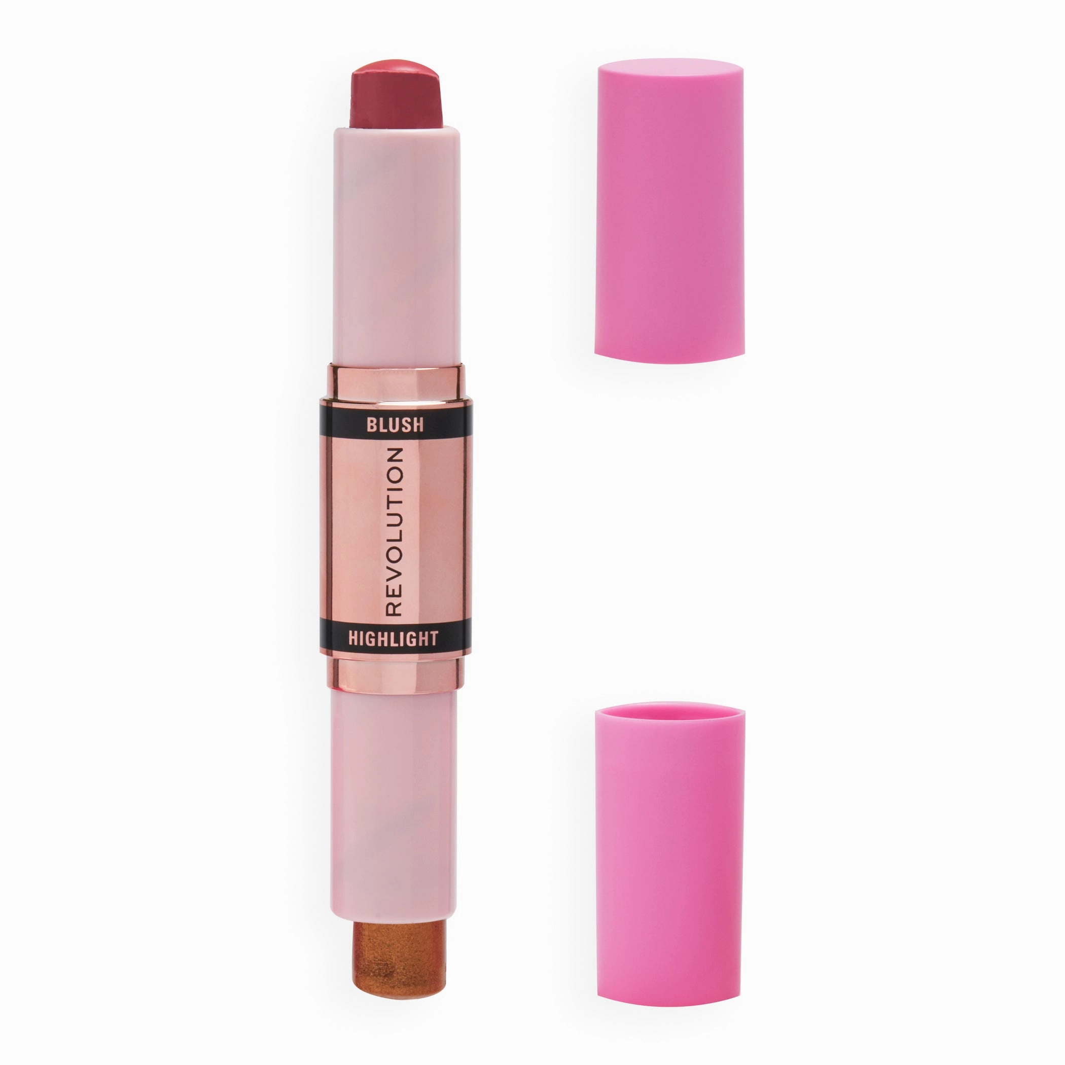Revolution Blush & Highlight Stick Flushing Pink
