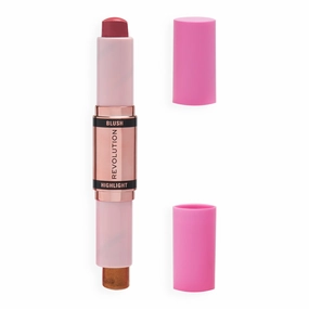 Revolution Blush & Highlight Stick Flushing Pink