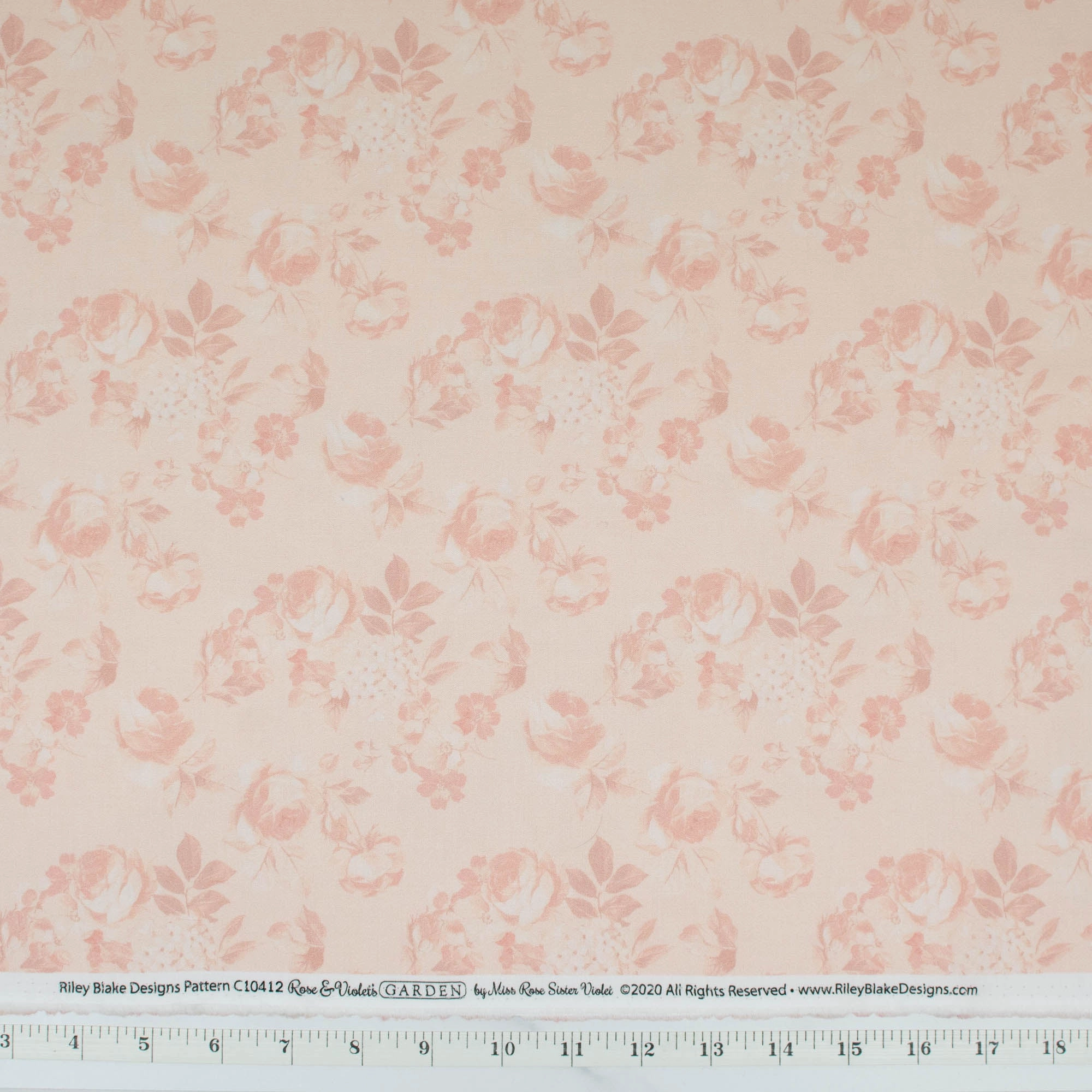 Rose & Violet's Garden - Faded Roses Blush