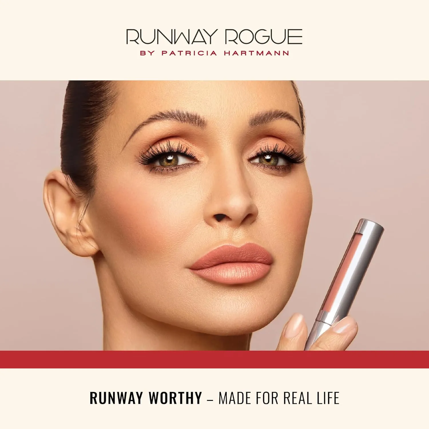 Runway Rogue Silk Glam Liquid Lipstick, Long Wear Frosted Pomegranate Lipstick, ‘Cocktail Hour’