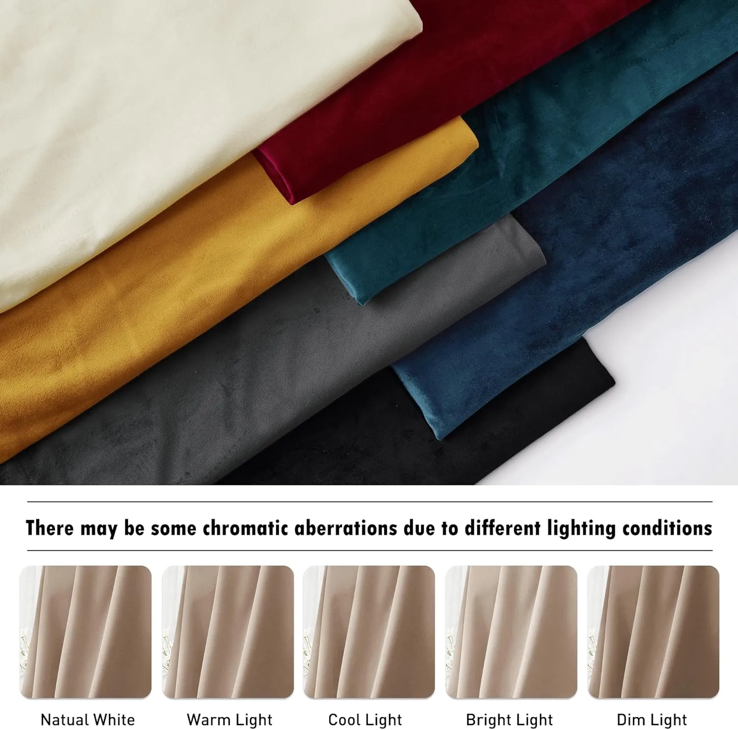 RYB Home Blush Velvet Curtains 84 inches - Room Darkening Curtains for Nursery, Bedroom Window Panels Soft Drapes for Kids Dining Room, Wide 52 x Long 84, Blush, 2 Panels