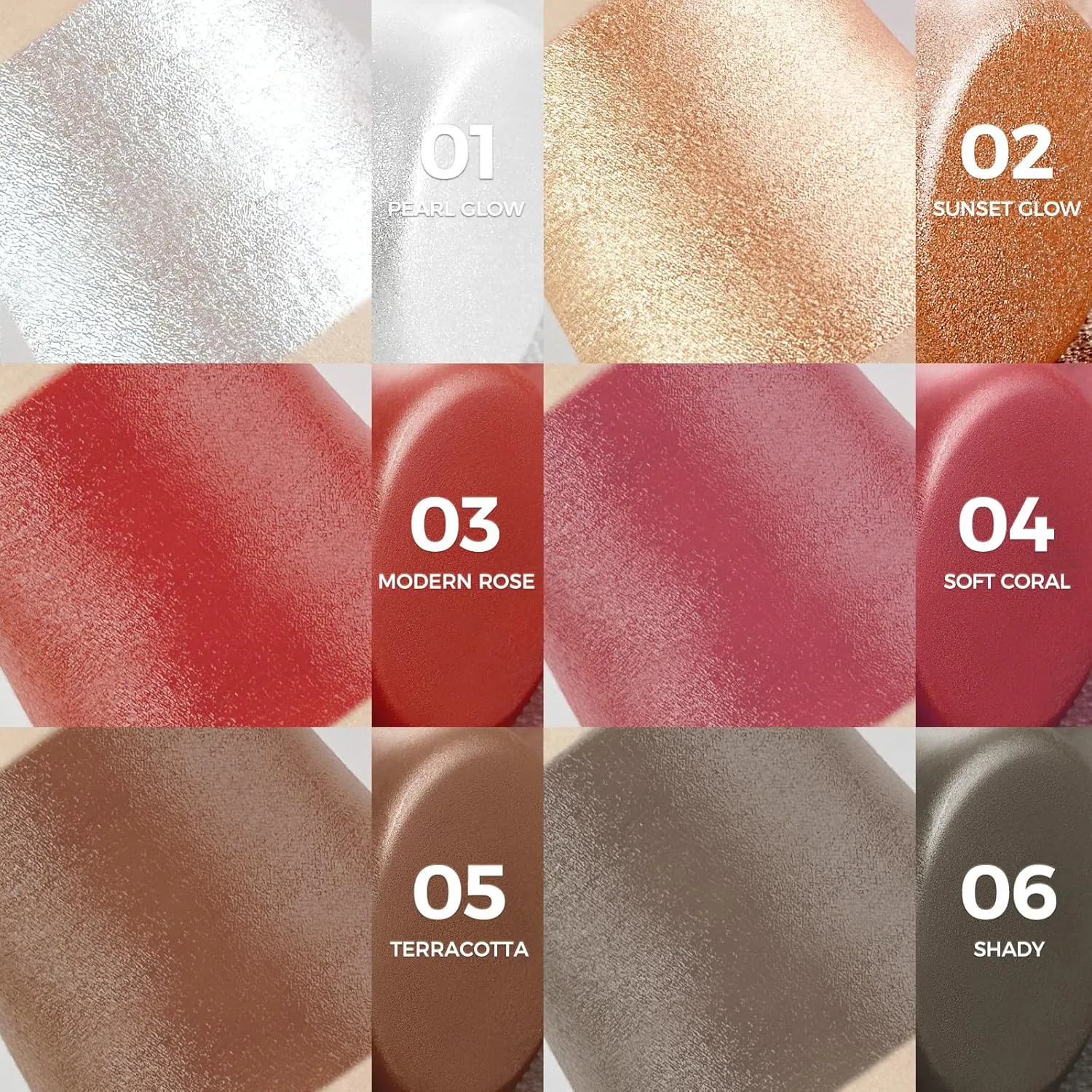 SACE LADY Blush Stick for Cheeks, Cream Blush Makeup Easy to Blend & Long Lasting, Smooth Natural Make Up for Face Eyes Lips (04 Modern Rose, 1pc)