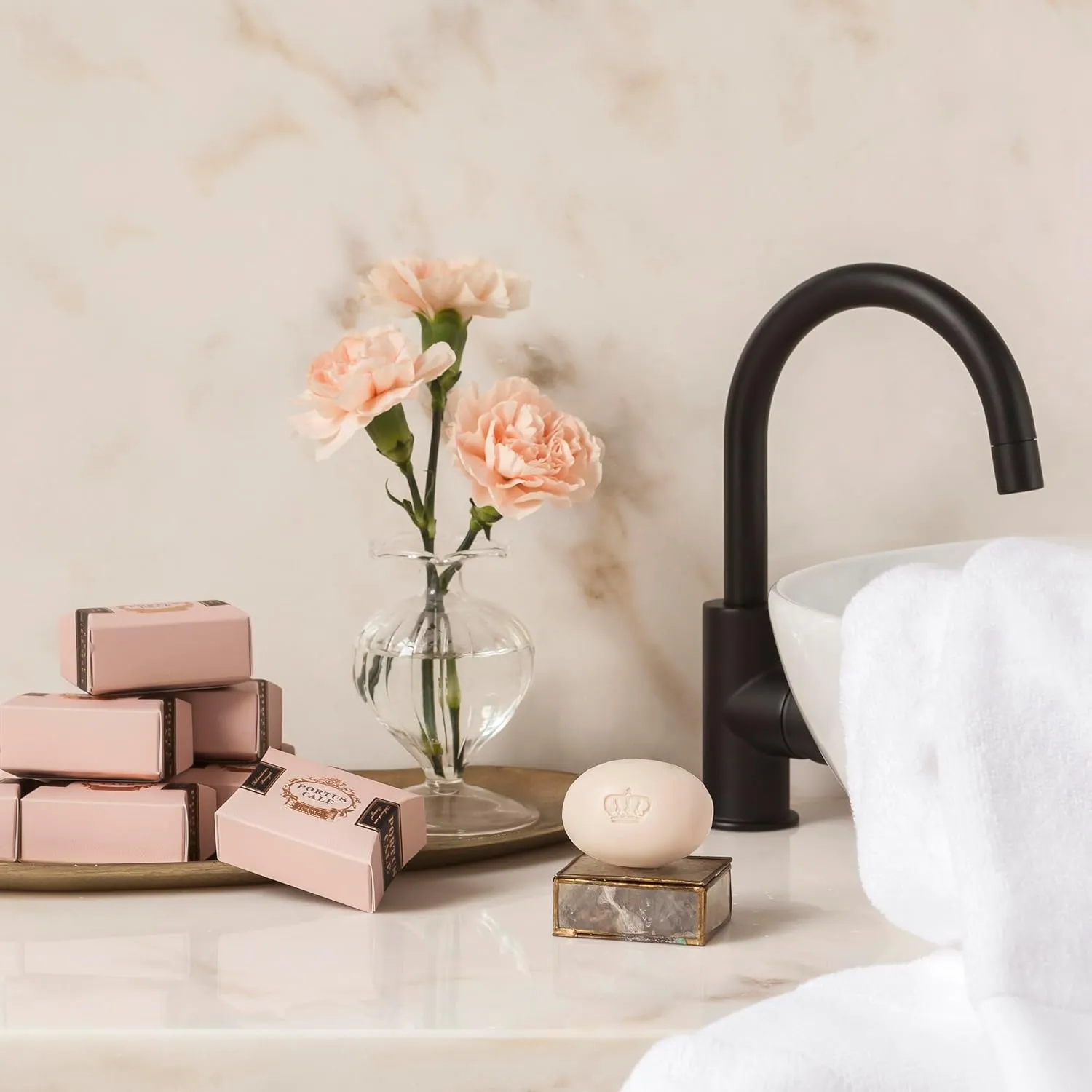 Scented Soap Aromatic Fragrance Bar Luxury Paper Wrap 100% VegetableTriple Milled (150G, ROSE BLUSH)