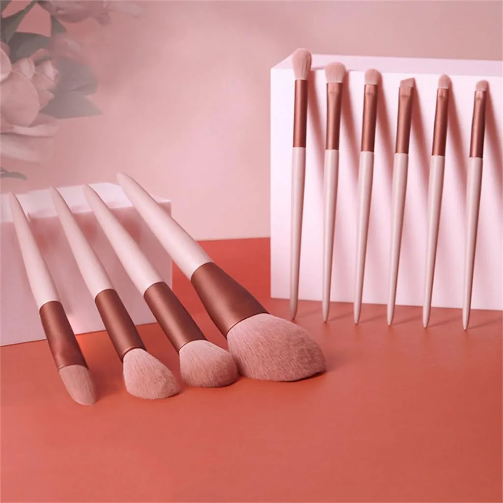 Smokey Rose Set 10 Makeup Brushes Set