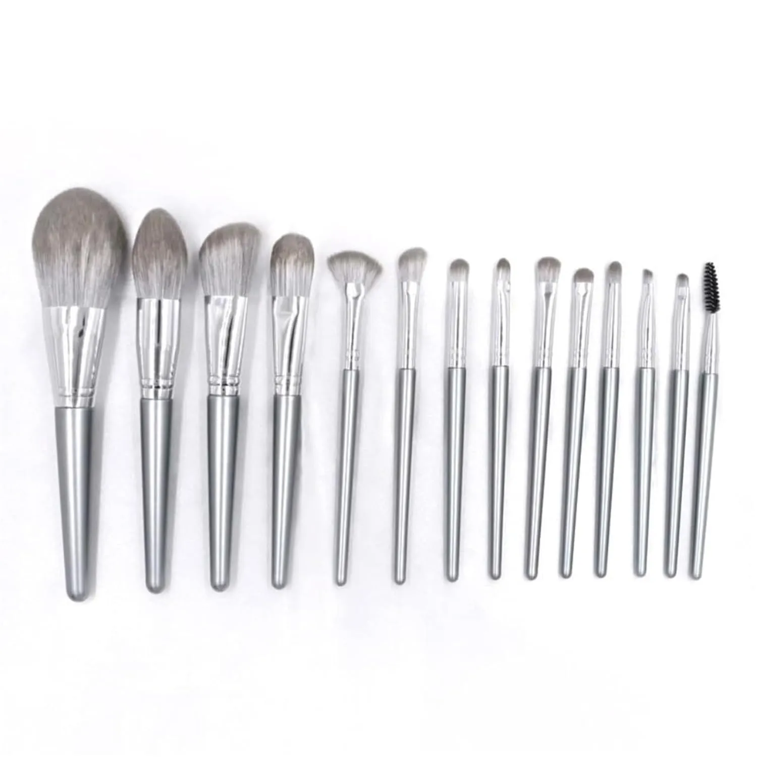 Soft hair eye shadow brush foundation make-up powder blusher brush full set of beauty tools 14 makeup brushes