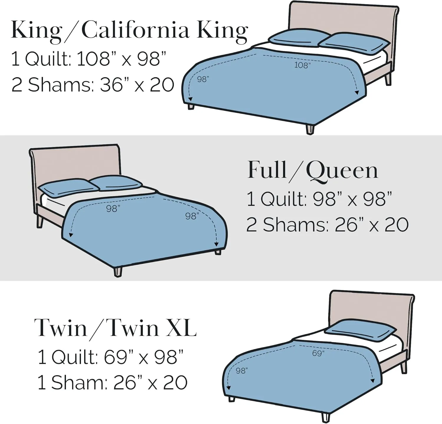 Southshore Fine Living, Inc. Oversized King Quilt Set, Blush Pink Quilt Bedspread with 2 Matching Pillow Shams, Machine Washable Cal/King Quilts, Hotel Quality Bedding, Soft & Cozy Coverlet, Blush