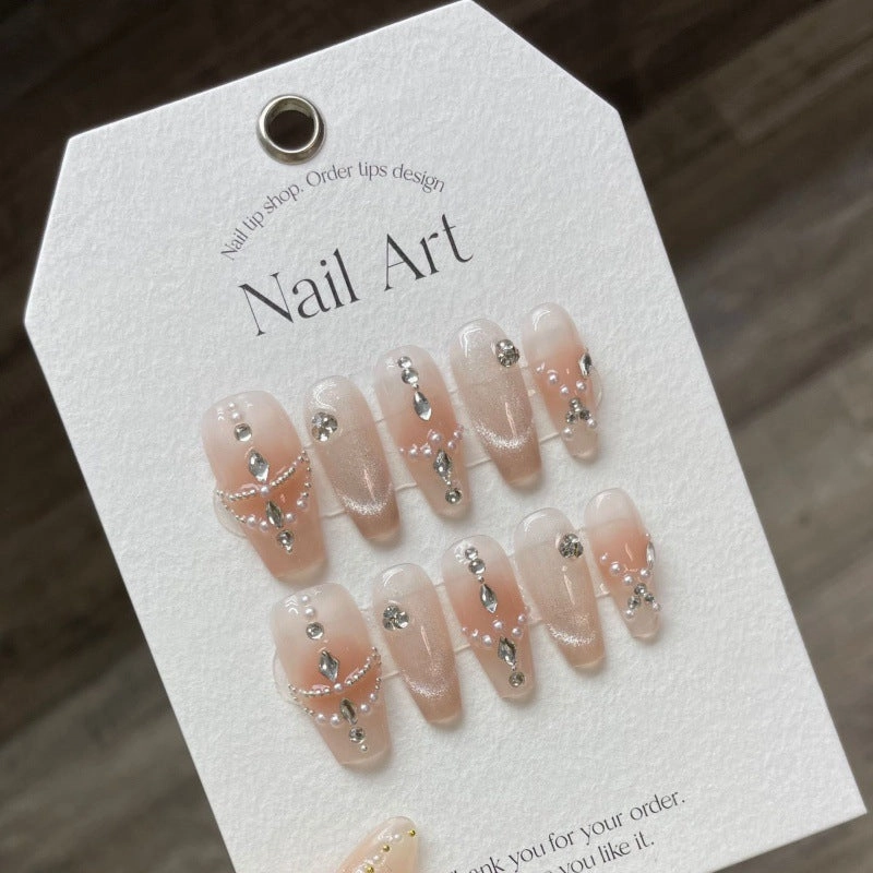 Sparkling Blush Charm – Ethereal Radiance and Timeless Beauty