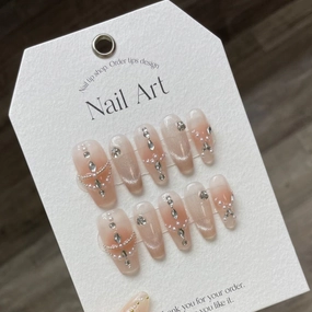 Sparkling Blush Charm – Ethereal Radiance and Timeless Beauty