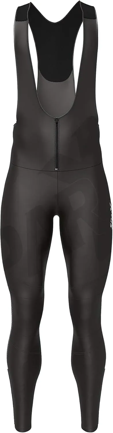 Sparx Men's Long Warm Soft Shell Cycling Thermal Bib Tights Non Padded