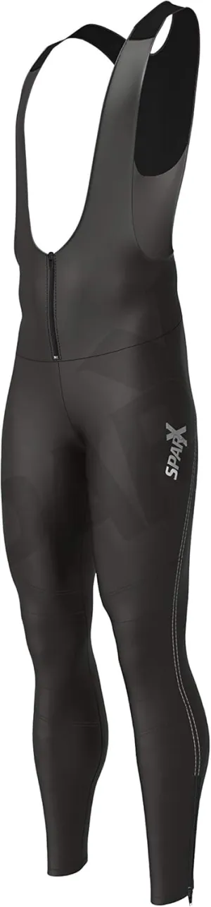 Sparx Men's Long Warm Soft Shell Cycling Thermal Bib Tights Non Padded