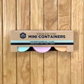 Stainless Steel Mini Containers 3 pk