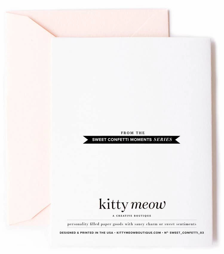 Thank You for Being So Fabulous - Confetti Greeting Card