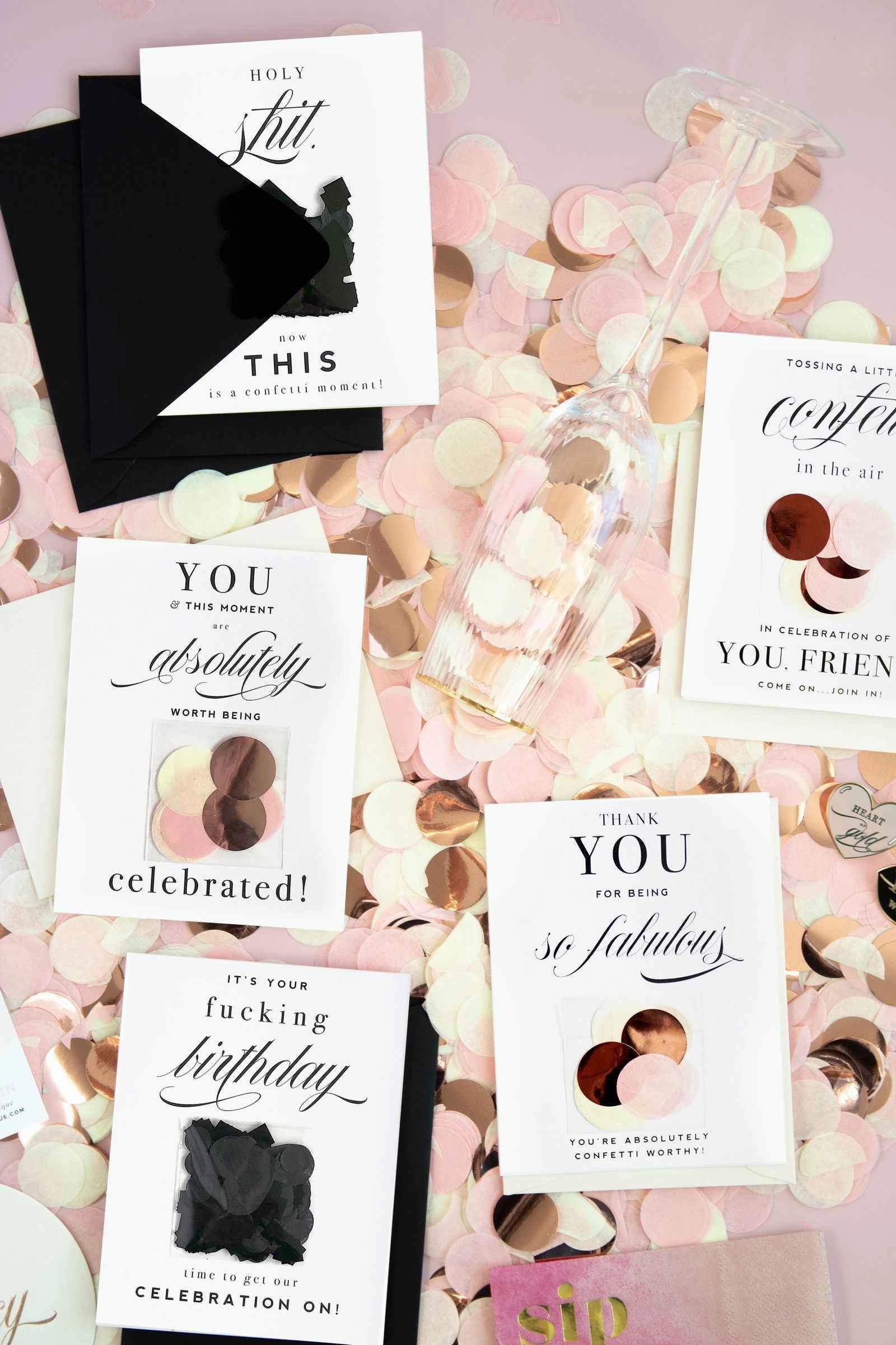 Thank You for Being So Fabulous - Confetti Greeting Card