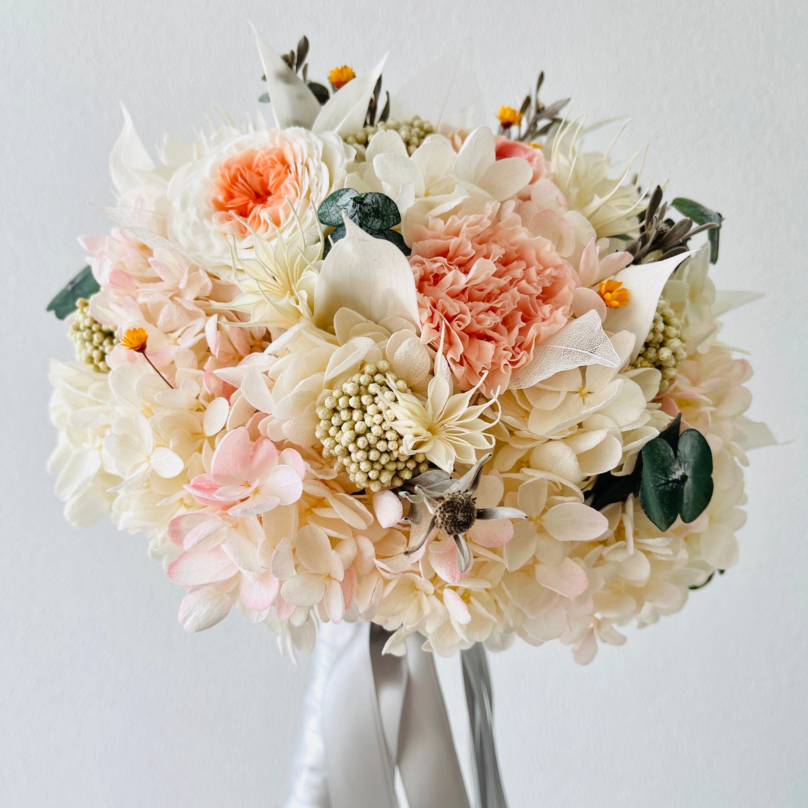 Timeless Romance Bridal Bouquet - Made From Preserved Roses