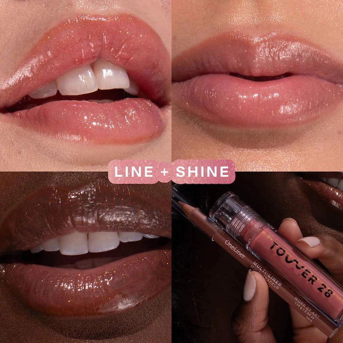Tower 28 Beauty | Line   Shine Lip Liner and Lip Gloss Set