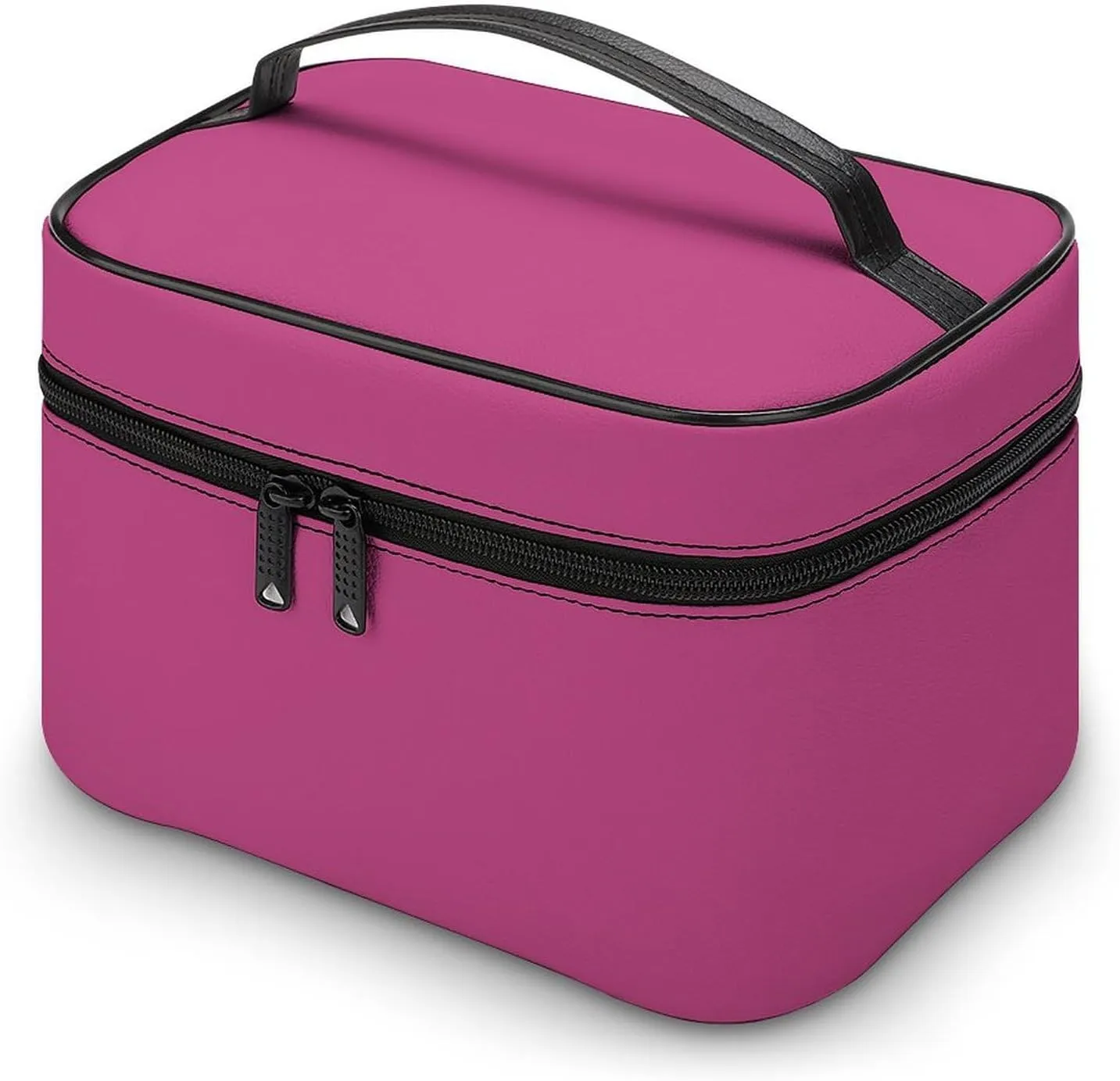 Travel Makeup Bag, Deep Blush Cosmetic Bags for Women Large Capacity Waterproof Toiletry Bag Make up Organizer