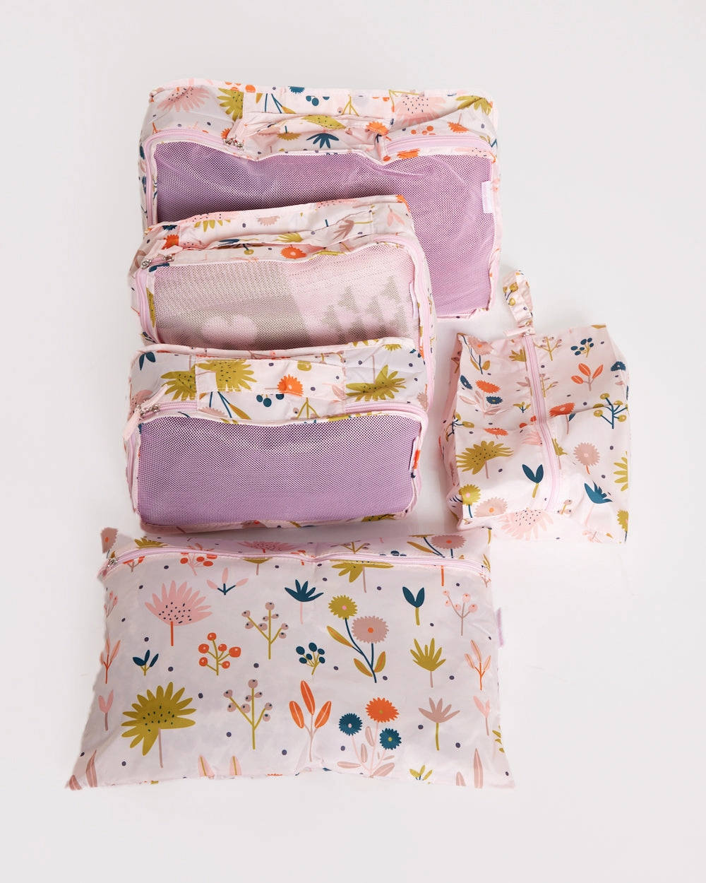Travel Packing Organisers - Pink Protea