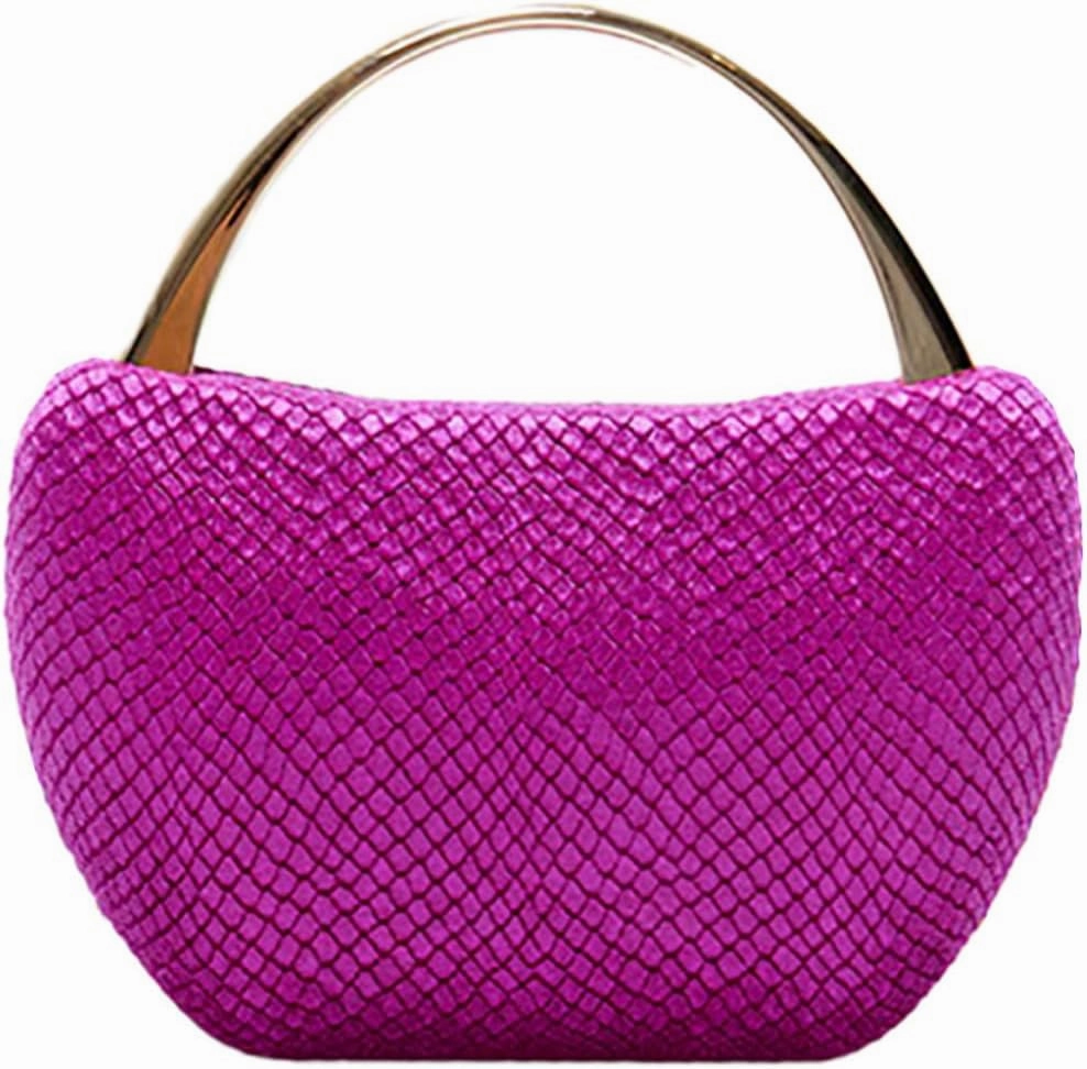 Velvet Evening Handbag for Women Small Flat Clutch Basket Bag Solid Party Wedding Prom Shoulder Chain Purse