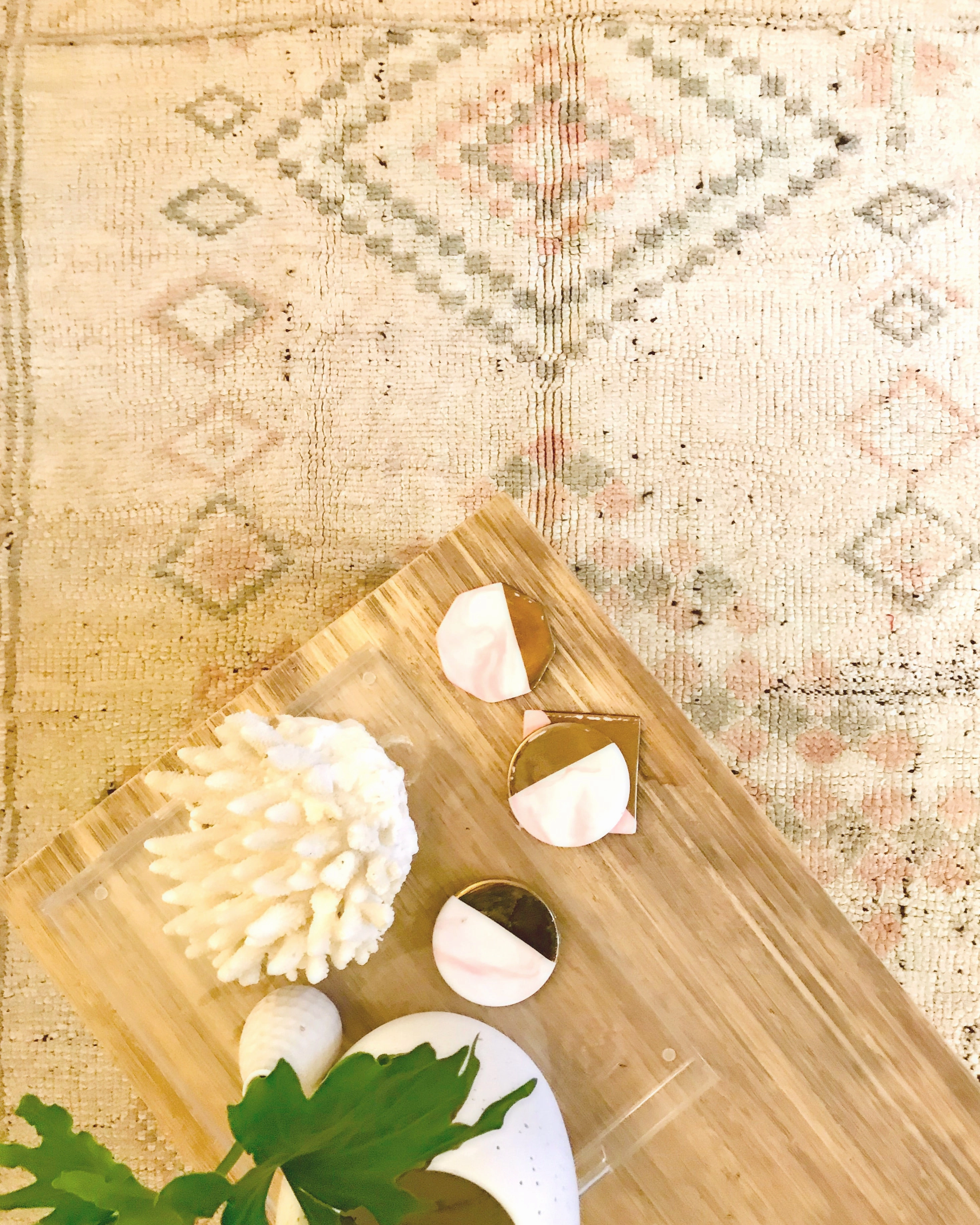 Vintage Cream Moroccan Boujad