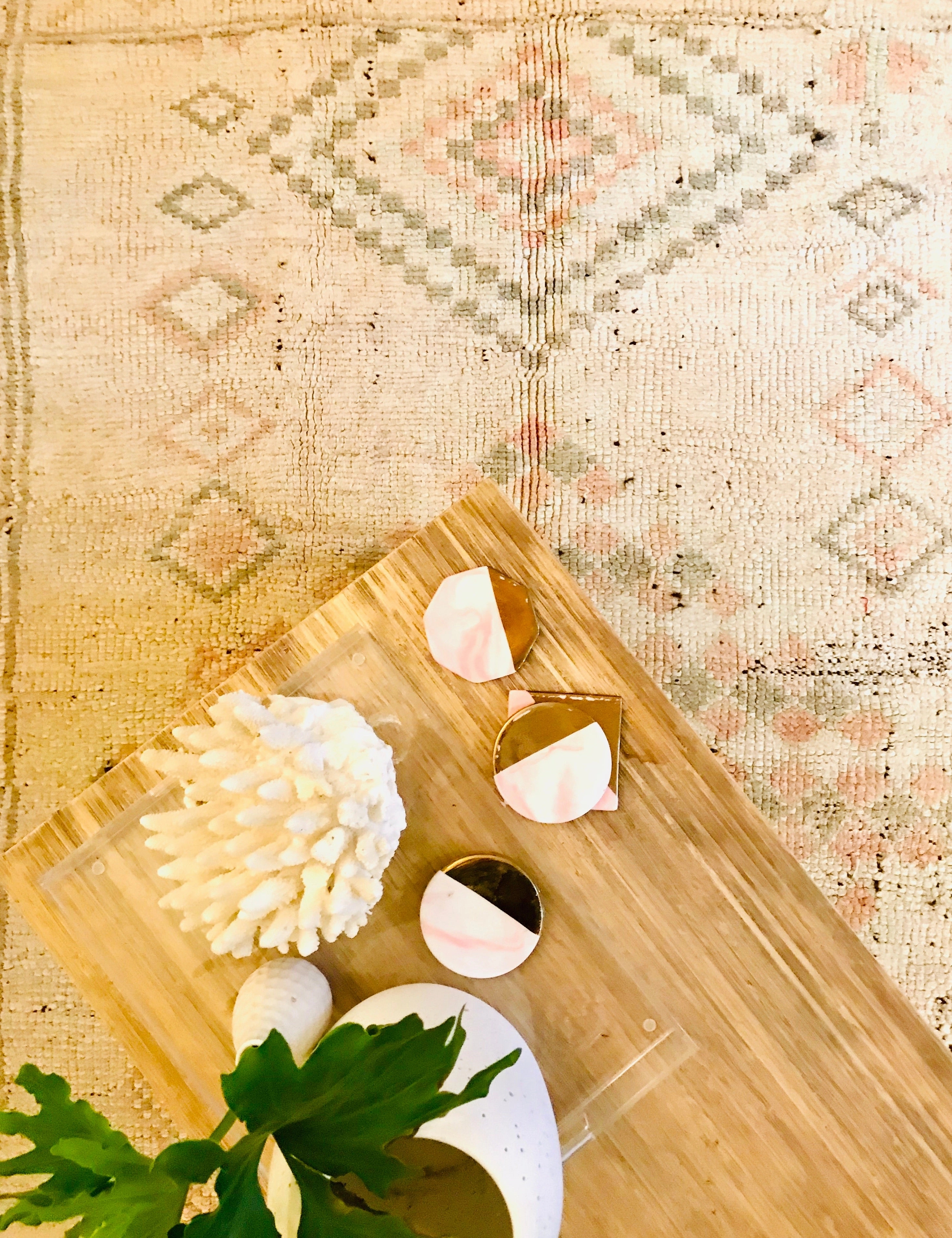 Vintage Cream Moroccan Boujad
