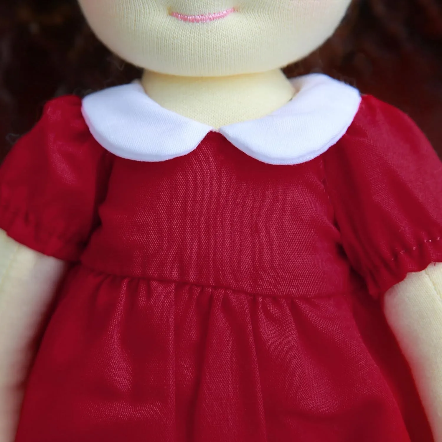 Waldorf Doll Handmade Rag Doll - Personalized Collectors Plush Doll for Kids Birthday Present with Beautiful Present Box-Eleanor 12"