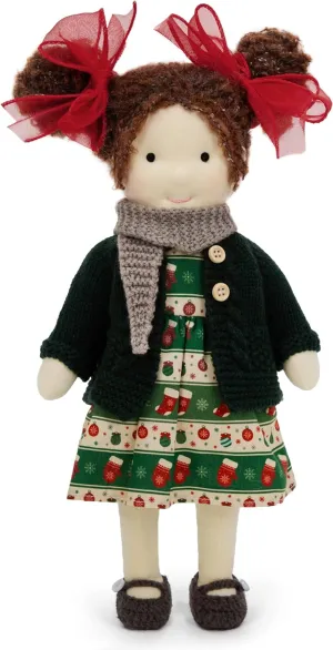 Waldorf Handmade Rag Doll - Personalized Collectors Plush for Kids Birthday Present With Beautiful Box-Riley 12"